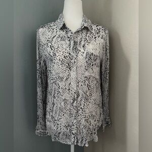 Cloth & stone snake print blouse